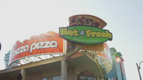 Pizzeria in Niagara Falls Stock Footage 218249999
