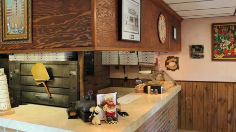 Pizzeria restaurant Stock Footage 34457480