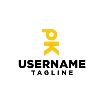 PK logo Stock Illustration