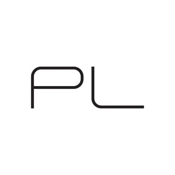 Pl initial letter vector logo icon Stock Illustration