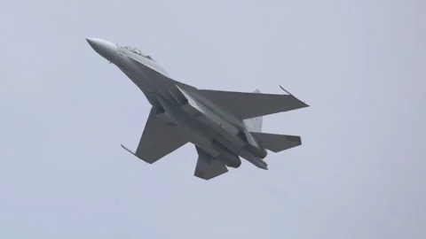 PLA Air Force, J-16 fighters at Airshow China 2024 Stock Footage 294032814