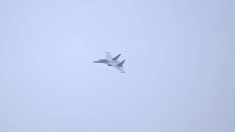 PLA Air Force, J-16 fighters at Airshow China 2024 Stock Footage 300221459