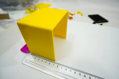 PLA printing for a 3D printer pen holder Foto stock