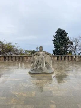Plaça de l'Armada Stock Photos