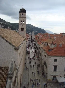 The Placa, Dubrovinik. Stock Photos