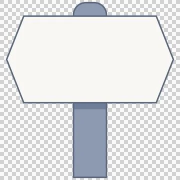Placard signpost Illustrazione stock
