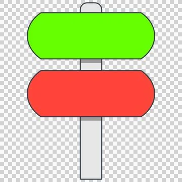 Placard signpost Stock-Illustration