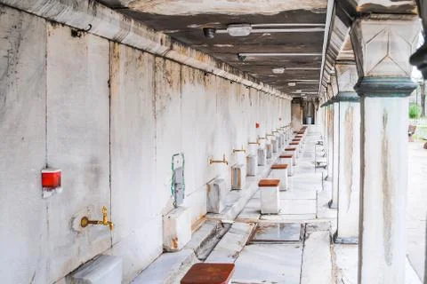 A place for bathing in the Blue Mosque Stock Photos