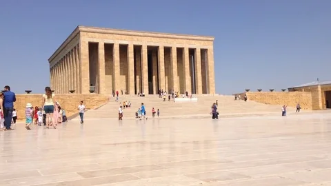 The place called Anitkabir Stock Footage 83187523