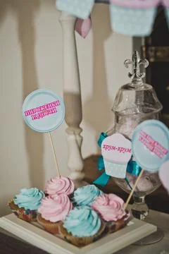 The place of concentration of sweets 4352. Stock Photos