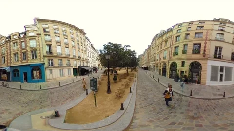 Place Dauphine Paris 스톡 동영상 160427027