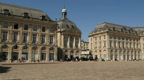 Place de la Bourse - Bordeaux Stock Footage 68709306