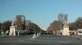 Place de la Concorde, Champs-Elysees, Arc de Triomphe in Paris, France HD Footage