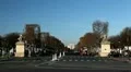 Place de la Concorde, Champs-Elysees, Arc de Triomphe in Paris, France HD Footage