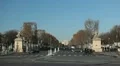 Place de la Concorde, Champs-Elysees, Arc de Triomphe in Paris, France HD Footage