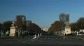 Place de la Concorde, Champs-Elysees, Arc de Triomphe in Paris, France HD Footage