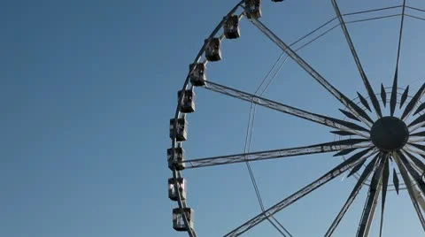 Place de la Concorde, Egyptian Obelisk, Ferris Wheel in Paris, France Stock Footage 10680600