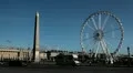 Place de la Concorde, Egyptian Obelisk, Ferris Wheel in Paris, France HD Footage
