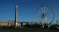 Place de la Concorde, Egyptian Obelisk, Ferris Wheel in Paris, France HD Footage