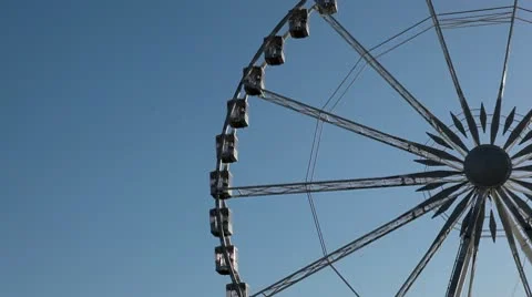 Place de la Concorde, Egyptian Obelisk, Ferris Wheel in Paris, France Stock Footage 10687917