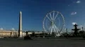 Place de la Concorde, Egyptian Obelisk, Ferris Wheel in Paris, France HD Footage