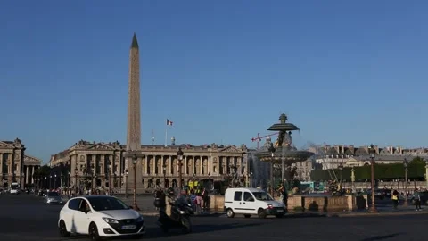 Place de la Concorde Stock Footage 203380005