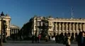 Place de la Concorde, Madeleine church, Fountain in Paris, France HD Footage