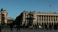 Place de la Concorde, Madeleine church, Fountain in Paris, France HD Footage