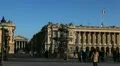Place de la Concorde, Madeleine church, Fountain in Paris, France HD Footage
