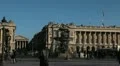 Place de la Concorde, Madeleine church, Fountain in Paris, France HD Footage