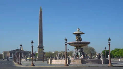 Place de la Concorde, Paris Stock Footage 130234570