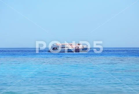 Place for diving and snorkeling in red sea Stock Photos