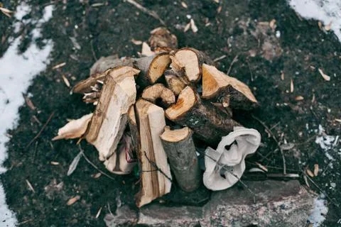 Place for fire Stock-Fotos