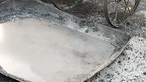 A place to grind sand for building materials Stock Footage 226728636