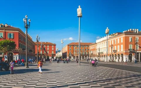 Place Massena in Nice Stock Photos