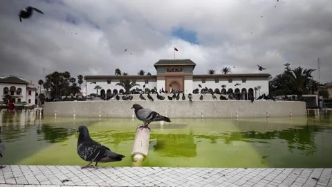 Place Mohammed V Casablanca Morocco in 4K – 10 July 2025 Stock-Footage 312791105