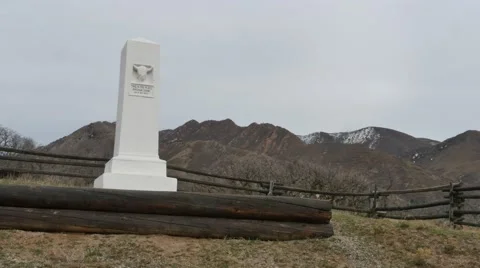 This is the Place monument Brigham Young Stock Footage 47974220