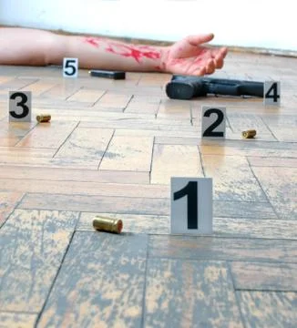 Place of murder Stock Photos