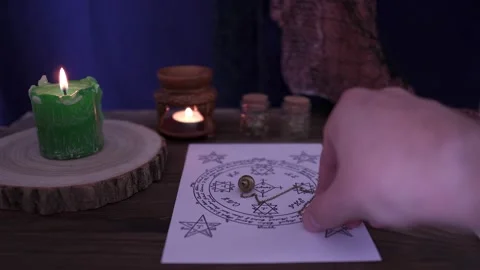 Place for Occult Witchcraft Stock Footage 130995415