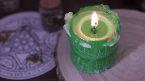 Place for Occult Witchcraft Stock Footage 130996151