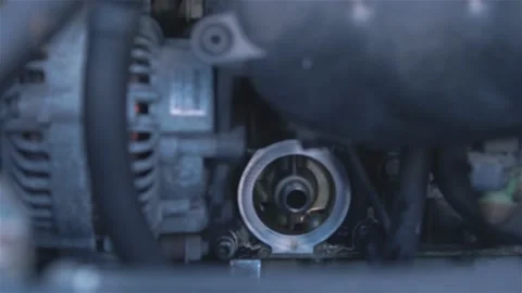 Place for oil filter 스톡 동영상 205466217