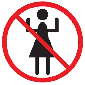 Place only for men Illustrazione stock