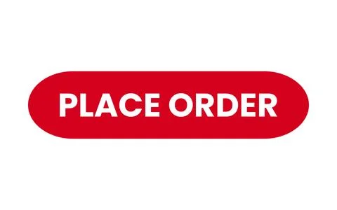 Place Order Call To Action Button Offer Design Marketing Symbol Stock Illustration