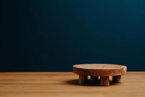 Place for product packshot on empty background Stock Photos