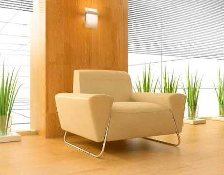 Place for rest in hotel Stock Illustration