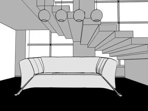 Place for rest Stock Illustration