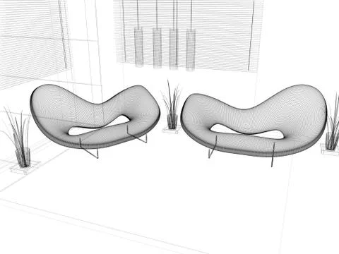 Place for rest Stock Illustration