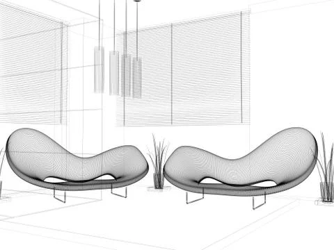 Place for rest Stock Illustration