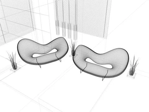 Place for rest Stock Illustration