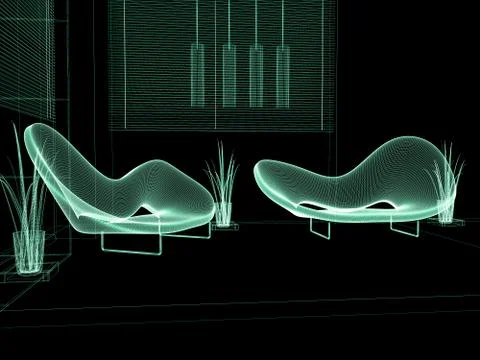 Place for rest Stock Illustration